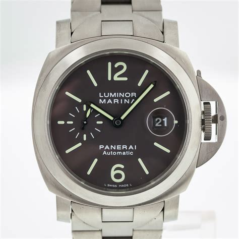 officine panerai luminor marina automatic titanium 300m|panerai luminor marina automatic 44mm.